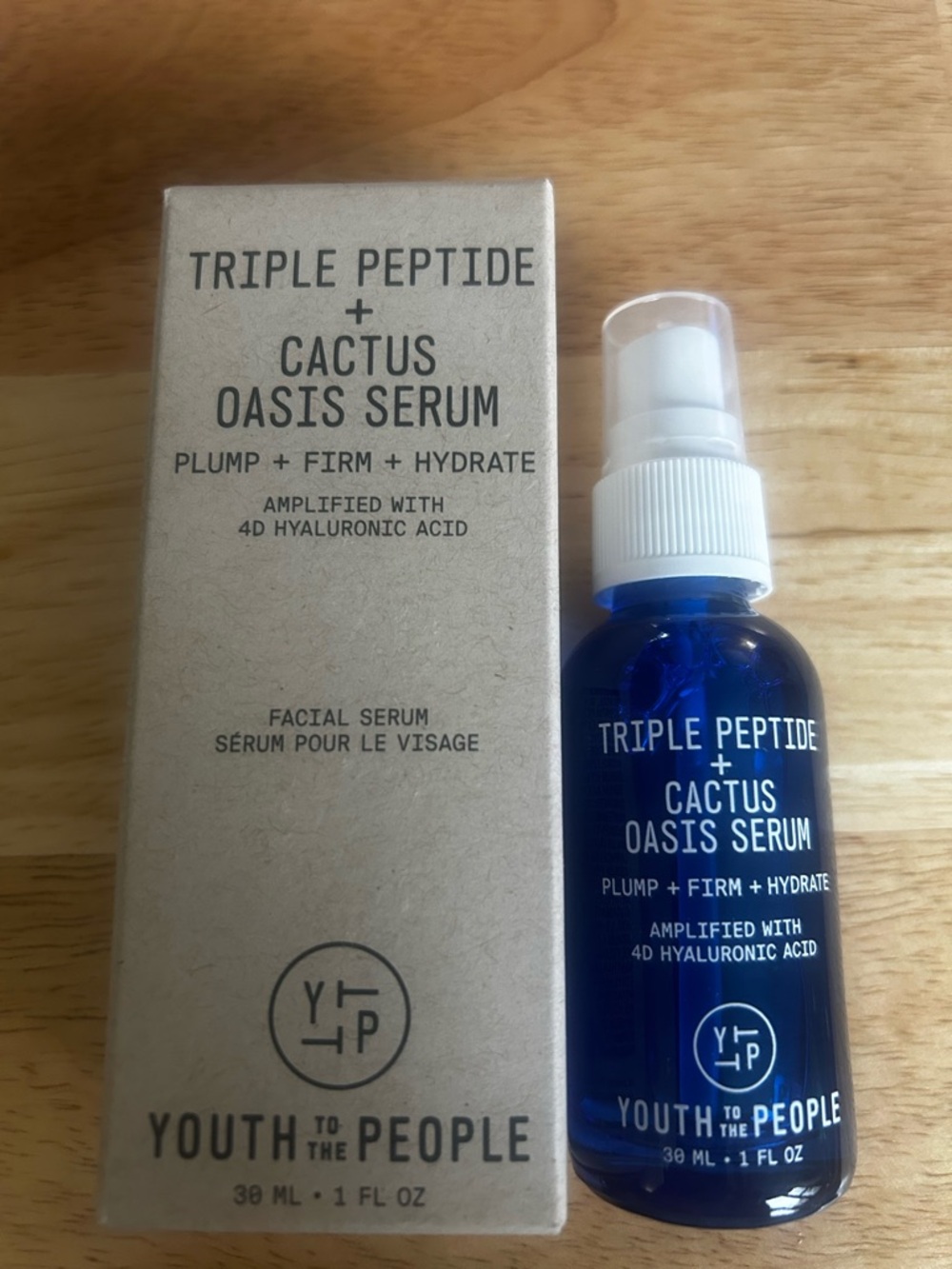 Youth to the People Triple Peptide + Cactus Oasis Serum - New